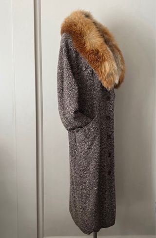 Cappotto vintage sartoriale maxi