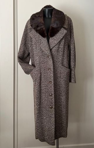 Cappotto vintage sartoriale maxi