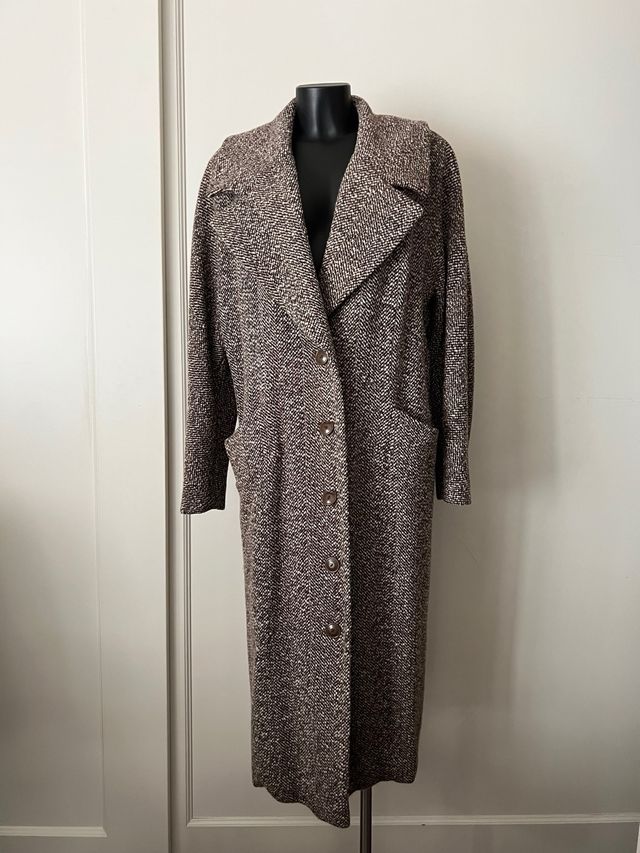 Cappotto vintage sartoriale maxi