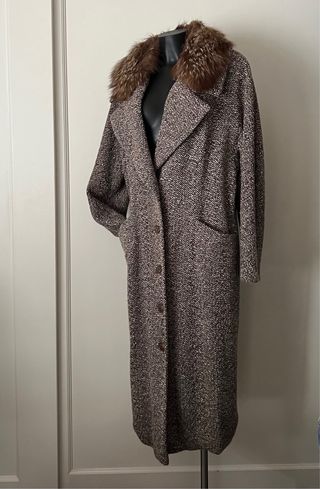 Cappotto vintage sartoriale maxi