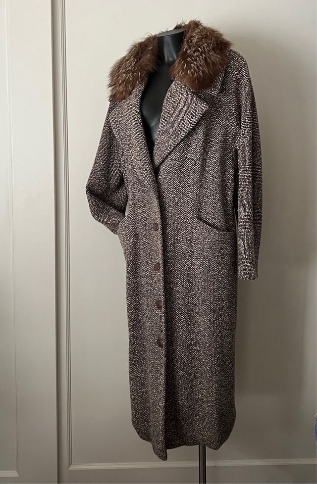 Cappotto vintage sartoriale maxi
