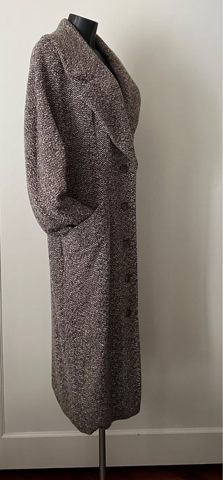 Cappotto vintage sartoriale maxi