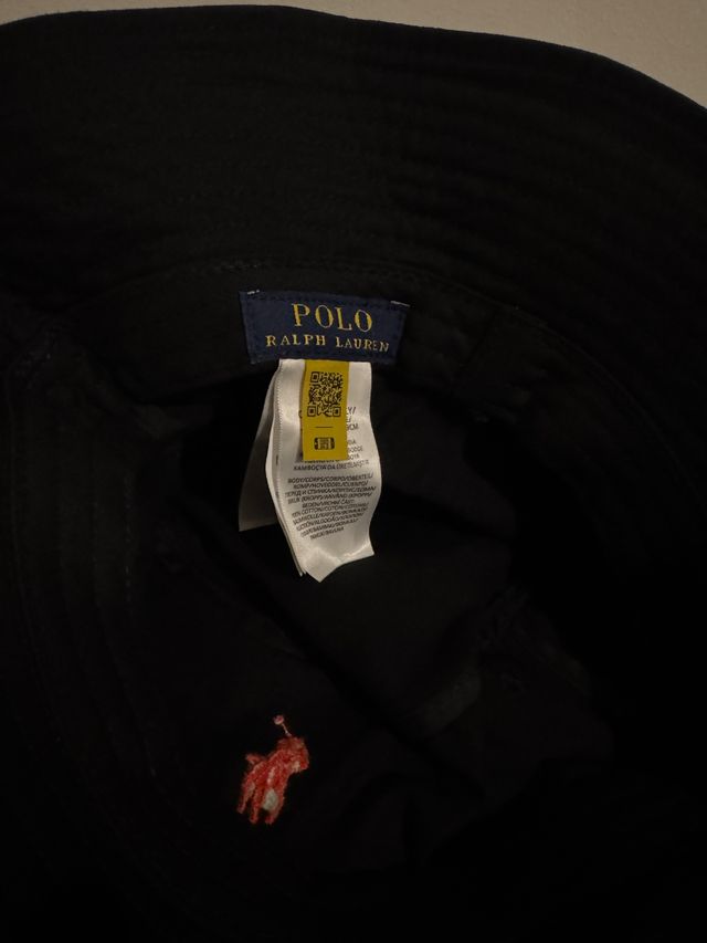 Sombrero Bucket Polo Ralph Lauren Negro