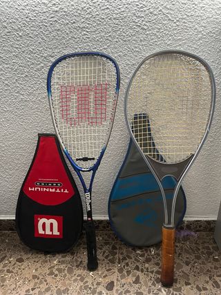 Raqueta de sqash Wilson y Dunlop