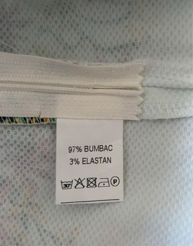 Falda nueva de algodón con estampado floral