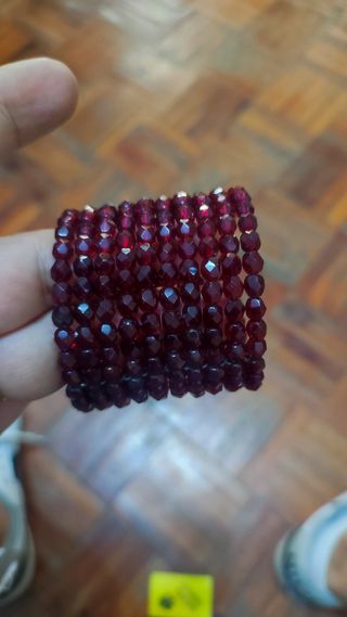 Pulsera de Granate hecha de 320 Piedras original 