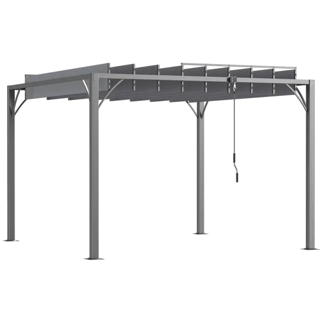 Pergola 3 x 3 m Bioclimatica con Lamelle Orientabi