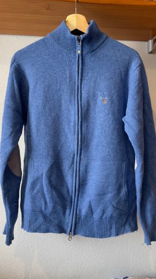 Jersey Gant Azul Cremallera