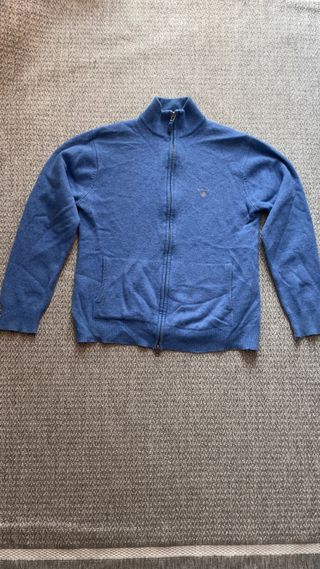 Jersey Gant Azul Cremallera