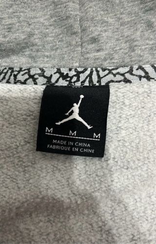 Chaqueta Jordan Gris con Cremallera