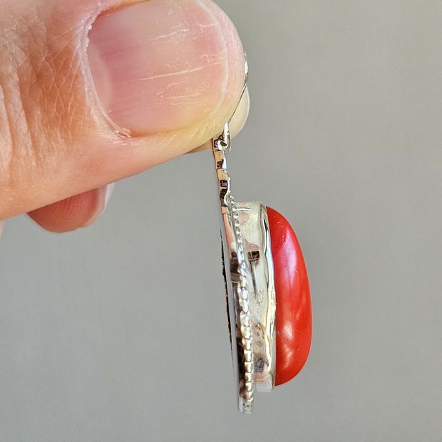 Colgante Plata 925 coral