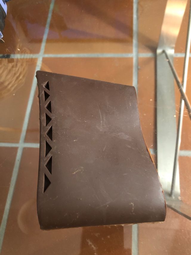 cantonera calcetín de goma. grosor un cm