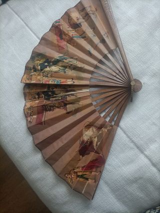Abanico taurino años 40
