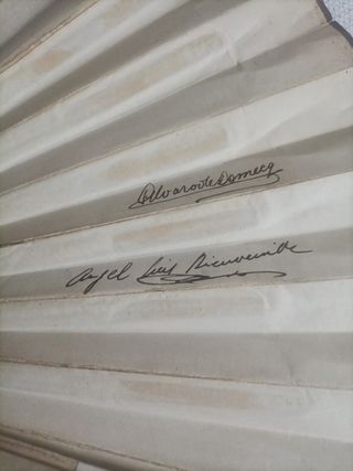 Abanico taurino años 40