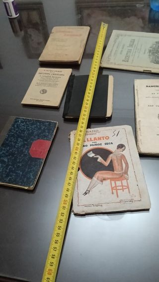 Lote Antiguo Libros Catecismo y Teatro