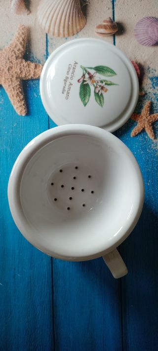 Tazza tisana ceramica Arancio Amaro