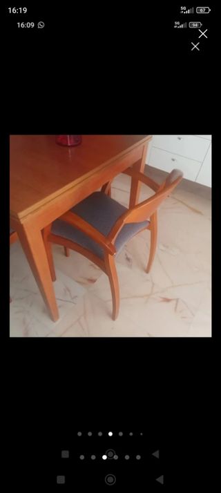 Mesa de comedor con 6 sillas