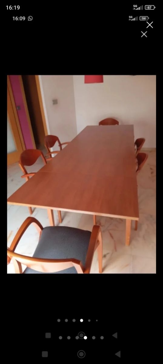 Mesa de comedor con 6 sillas