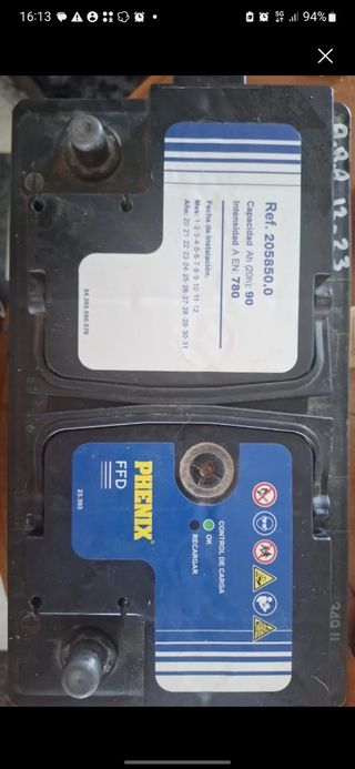 Batería de Coche Phenix 90Ah