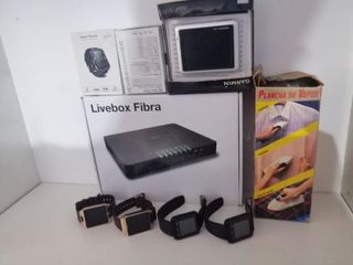 Lote: Smartwatch, Garmin, Livebox Fibra tv box