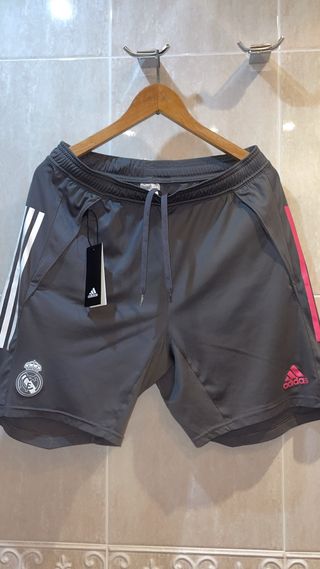 Pantalón corto Adidas Real Madrid gris