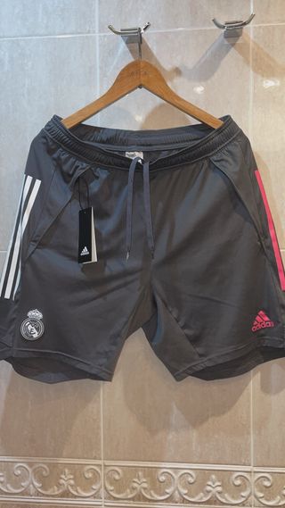 Pantalón corto Adidas Real Madrid gris