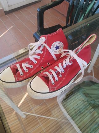 Converse Rosse Alte