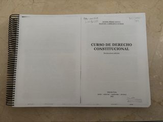 Curso de Derecho Constitucional US