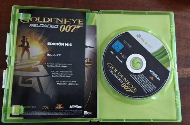 🇪🇦 GoldenEye 007 Reloaded Edición M16 Xbox 360