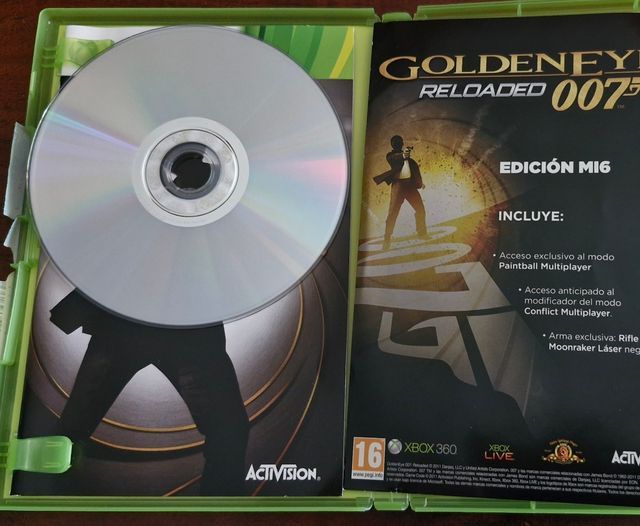 🇪🇦 GoldenEye 007 Reloaded Edición M16 Xbox 360
