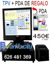 TPV + PDA de regalo