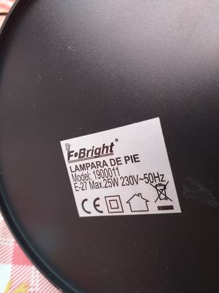 Lámpara de pie escritorio Infantil Verde y Blanco