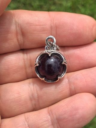 Colgante Gotland de Amatista en Plata de Ley