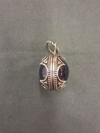 Colgante Gotland de Amatista en Plata de Ley