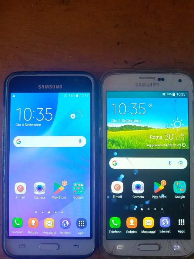 Samsung Galaxy J3 e S5