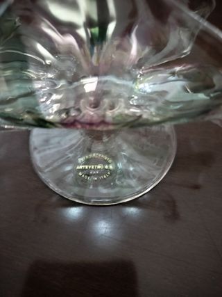 Porta tovagliolini in vetro soffiato