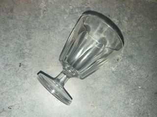 6 Copas Francia Antiguas Cristal Arcoroc