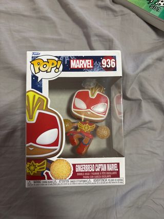 Funko Pop Marvel Gingerbread Captain Marvel 936