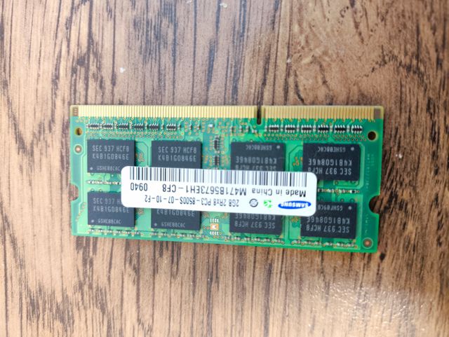4Gb RAM SODIMM PC3-8500S
