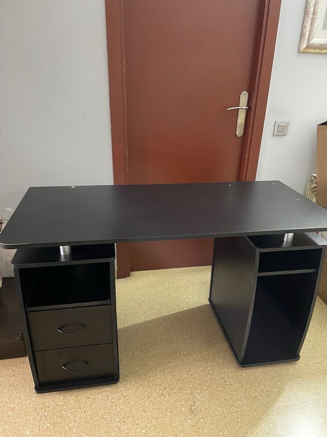 Escritorio Negro Dormitorio