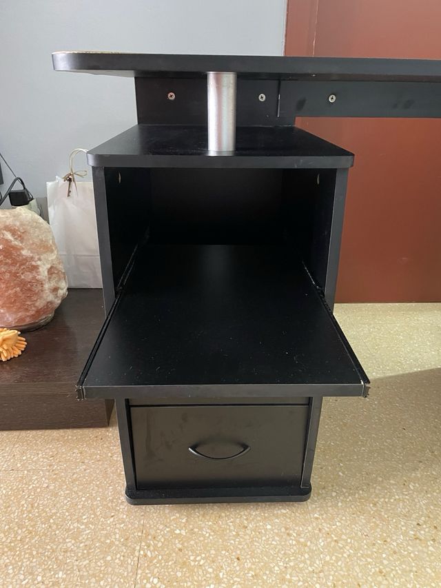 Escritorio Negro Dormitorio