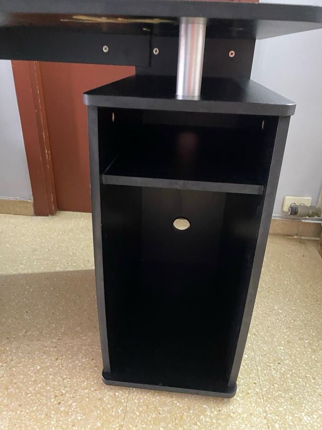 Escritorio Negro Dormitorio