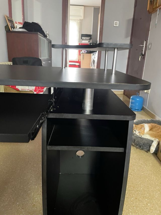 Escritorio Negro Dormitorio