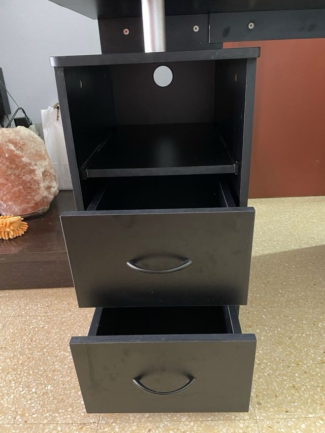 Escritorio Negro Dormitorio