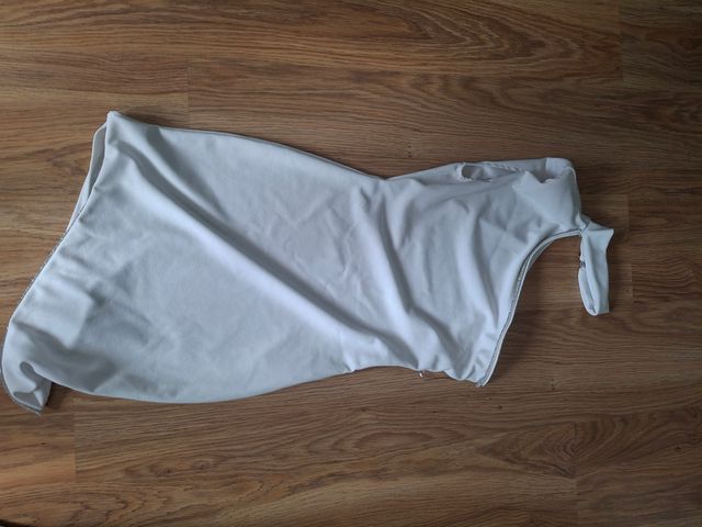 Vestido blanco hombros descubiertos