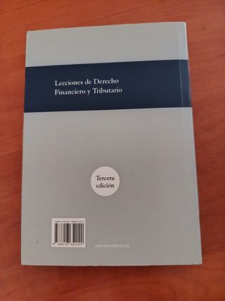 Lecciones de derecho financiero y tributario