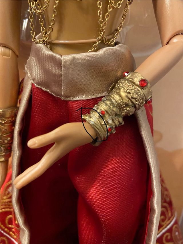 Jasmine red D23 Limited OOAK