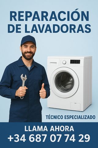 Reparación de lavadoras / lavavajillas / secadoras