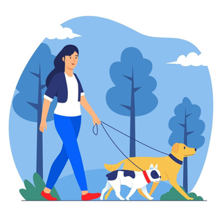 Paseadora de perros