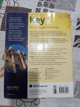 Key to Bachillerato 1. Student's Book. 2 Edition